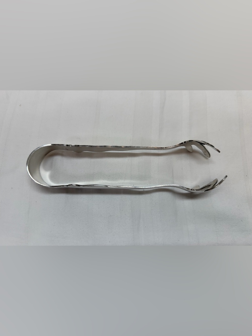 Apollo Silver Co Quadruple Plate Claw Foot Ice Tongs 7” Antique Barware